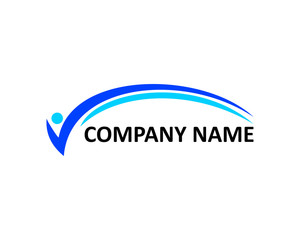 v letter people logo