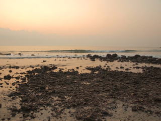 sea at the morning