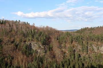 Abendstimmung im Elbsandsteingebirge