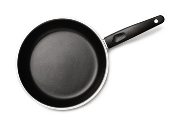 New empty frying pan