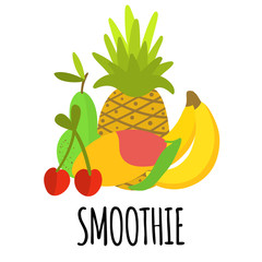 Fruits Composition For Smoothie