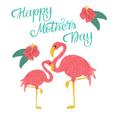 Happy Mothers Day Greeting Card Template