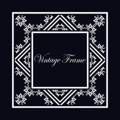 Art Deco frame border