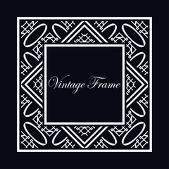 Art Deco frame border