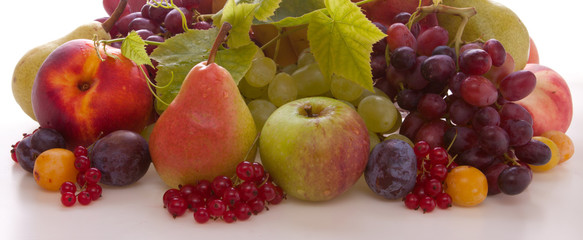 Different fruits isolated .