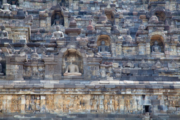 Borobudur temple in Indonesia