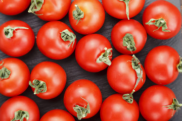 A lot of ripe tomato background
