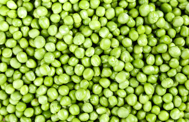 Green peas background