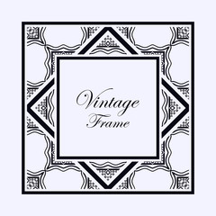 Art Deco frame border