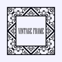 Art Deco frame border