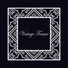 Art Deco frame border