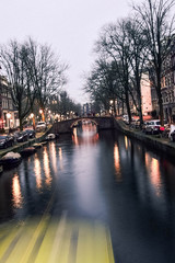 Fototapeta premium Amsterdam by night