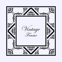 Art Deco frame border