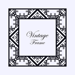 Art Deco frame border