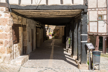 Fototapeta na wymiar Poza de la Sal, Burgos, Spain