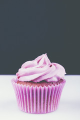 Cupcake à la myrtille