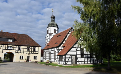 Fachwerkkirche in Saathain