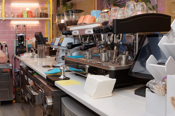 Equipment of a cafe