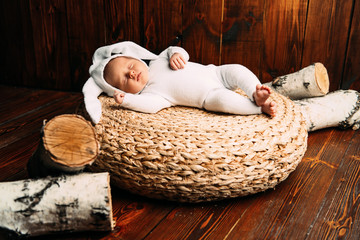 easter baby in costume