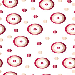 Naklejka premium seamless pattern with red evil eye vector