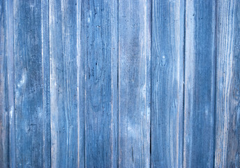 Fototapeta na wymiar Rustikaler blauer Holz Hintergrund, Textfreiraum, Textur 