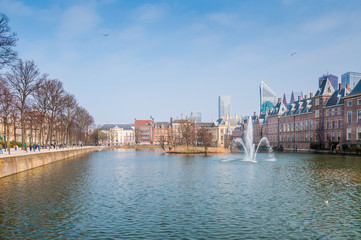 Naklejka premium quartier Binnenhof de la Haye