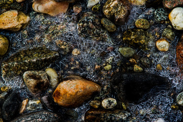 Stones And Icy Water