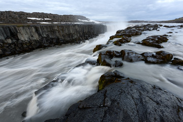 Famous Selfoss waterfall, Jokulsargljufur National Park, Iceland