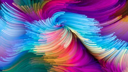 Rolgordijnen Evolving Liquid Color © agsandrew