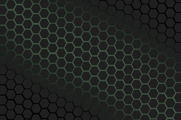colorful light on 3d honeycomb, hexagon background