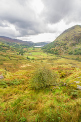 View from the Nant Gwynant Pass