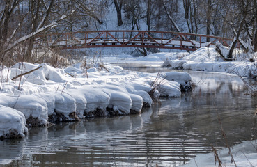 river in the park