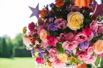 bouquet of colorful flowers