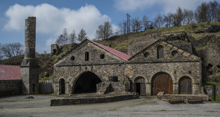 Fototapeta premium Blaenavon Iron Works Museum, Wales, UK