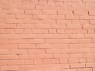 Obraz premium red brick wall close-up