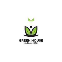 Eco Home Logo Template	