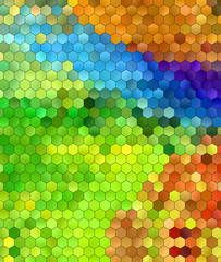 hexagon abstract background