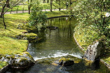 Fototapeta na wymiar Japanese garden in Hasselt, Belgium