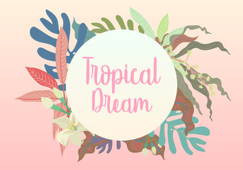 feeling tropical sweet pastel summer
