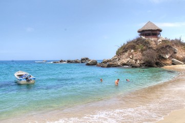 Cabo San Juan in Tayrona National Park, Colombia