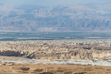 At Tamar observation point during the Winter