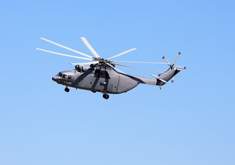 Fototapeta premium Havy transport helicopter.