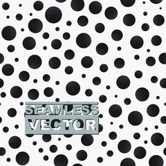 Circles and dots pattern background. Colorful abstract seamless texture. Random polka dot elements. Cool and bright seamlesss pattern for cover, textile, fabric, swimwear cloth or decoration paper.  © Free Ukraine&Belarus