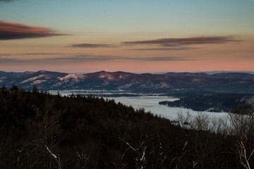 Sunset from Prospect Moutan in Lake George NY