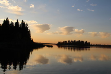 Pastel Sunset, Elk Island National Park, Alberta
