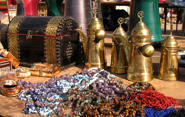 Counter in the Arabian Bazaar