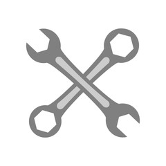 Wrench icon. Vector Illustration
