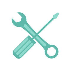 Screwdriver icon. Vector Illustration