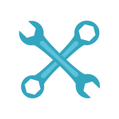Wrench icon. Vector Illustration