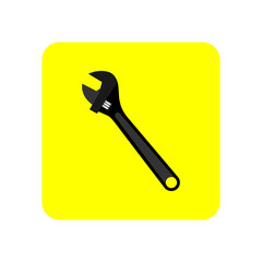 Wrench icon. Vector Illustration